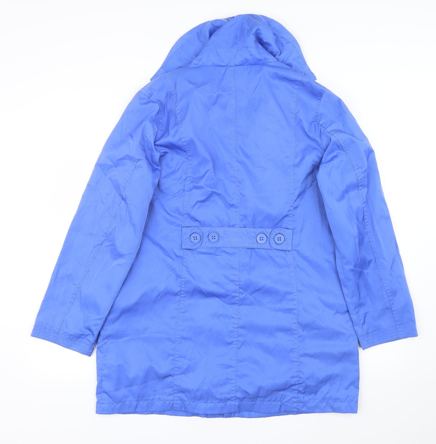 BM Womens Blue   Overcoat Jacket Size 12