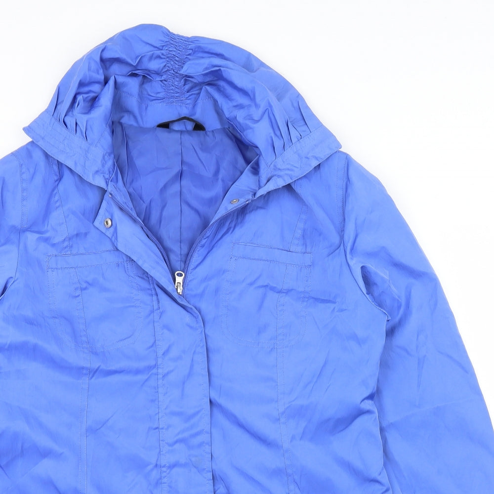 BM Womens Blue   Overcoat Jacket Size 12