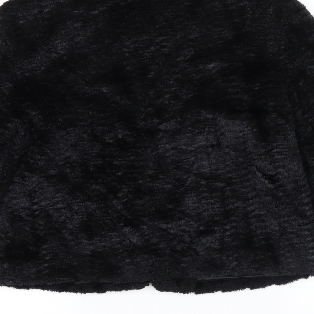 Brand and care label for Tammy girls’ black colourblock anorak coat