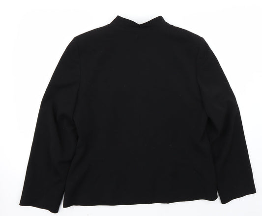 BHS Womens Black   Jacket Coat Size 16