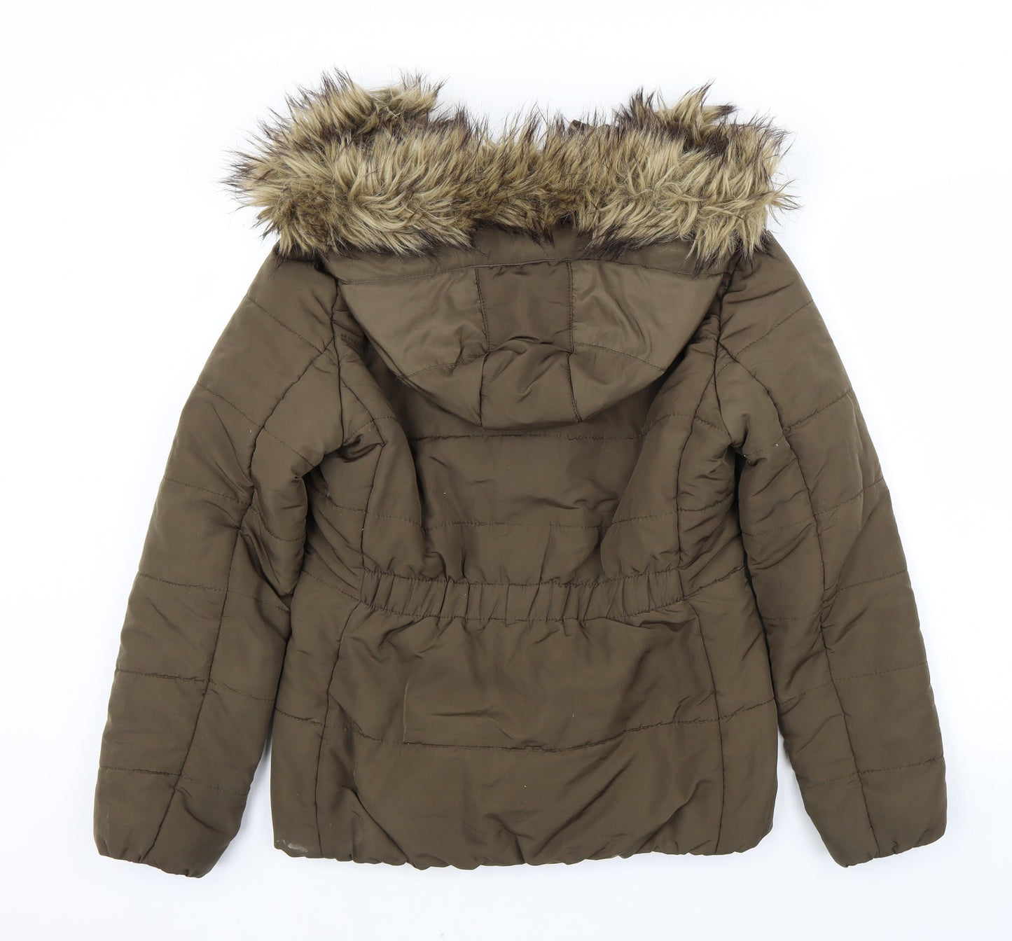 H&M Womens Green   Jacket Coat Size 6