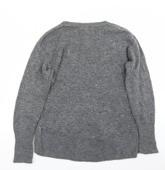 H&M Womens Grey   Pullover Jumper Size M
