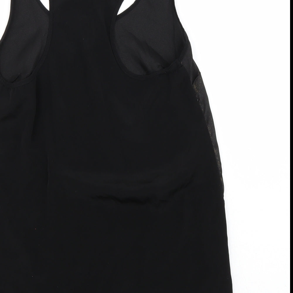 River Island Womens Black   Basic T-Shirt Size 10