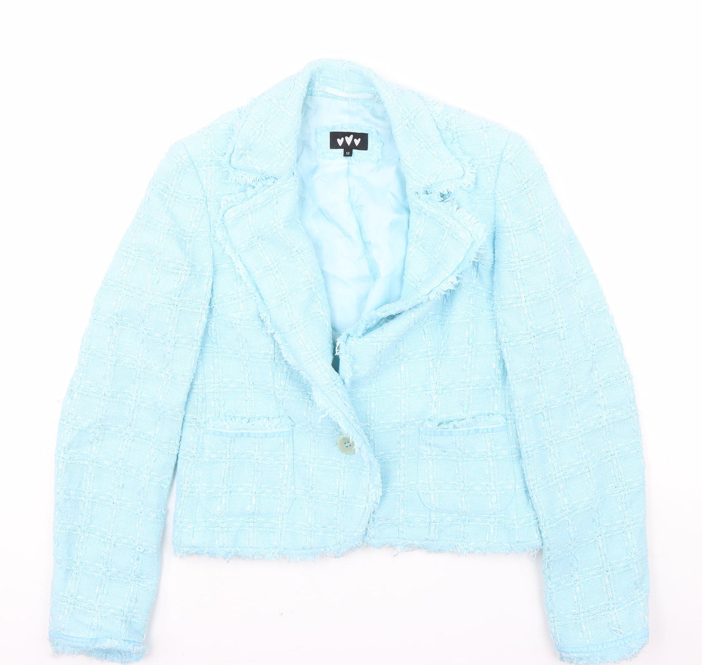Per Una Womens Blue   Jacket Coat Size 12