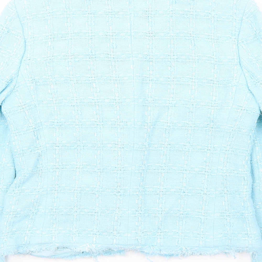 Per Una Womens Blue   Jacket Coat Size 12