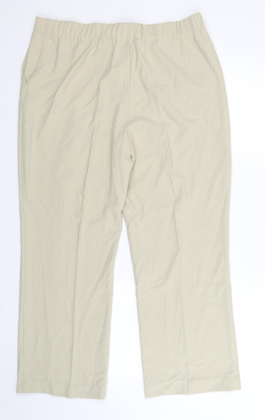 Berkertex Womens Beige   Trousers  Size 16 L27 in