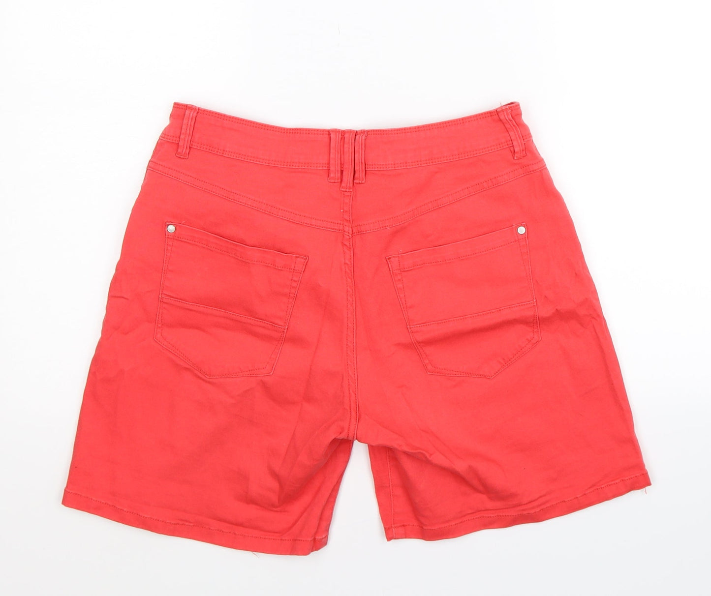 Terranova Womens Pink  Denim Chino Shorts Size M