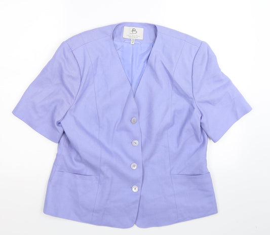Paul Berman Womens Blue   Jacket Blazer Size 16