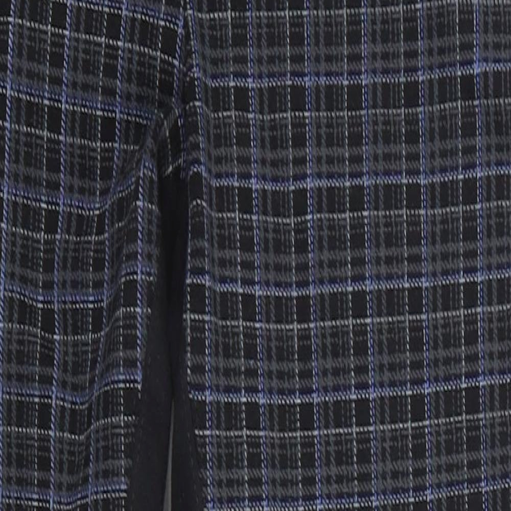 Gallop Womens Black Check  Jegging Trousers Size 10