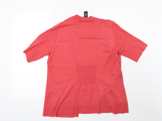 Preworn Womens Red   Cardigan Jumper Size M