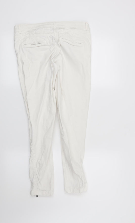 Topshop Womens White   Skinny Jeans Size 8 L25 in