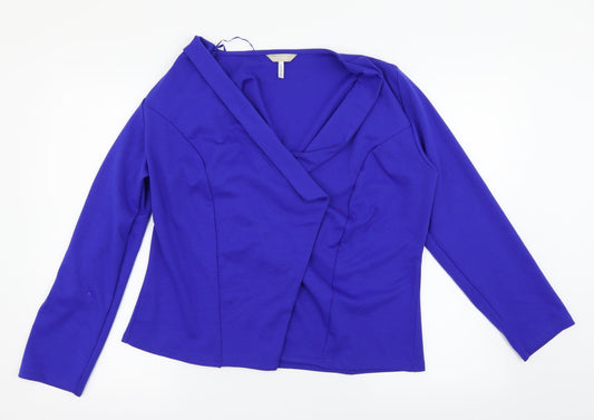 Anthology Womens Blue   Cardigan Jumper Size 18