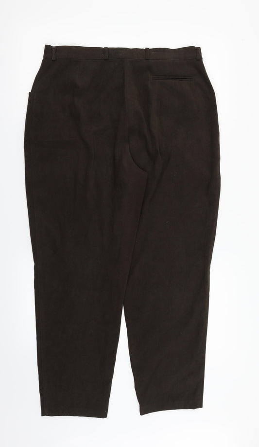 Yessica Womens Brown   Trousers  Size 18 L26 in