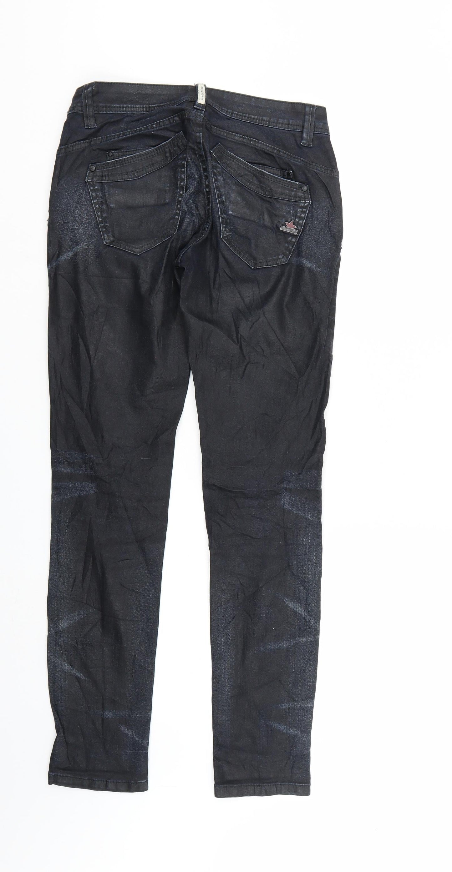 Buena Vista Womens Black  Denim Straight Jeans Size XS L29 in