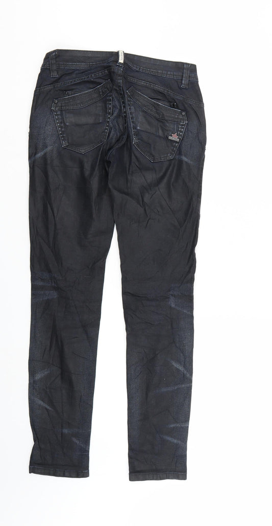Buena Vista Womens Black  Denim Straight Jeans Size XS L29 in