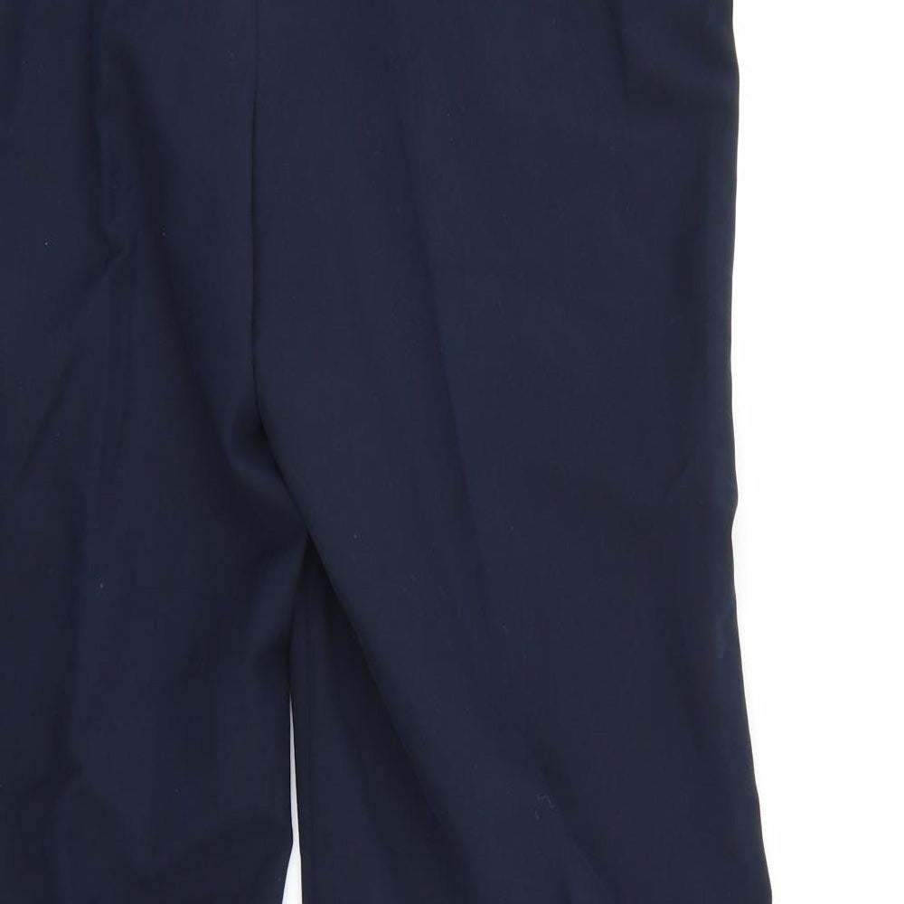 Slimma Womens Blue   Trousers  Size 14 L27 in