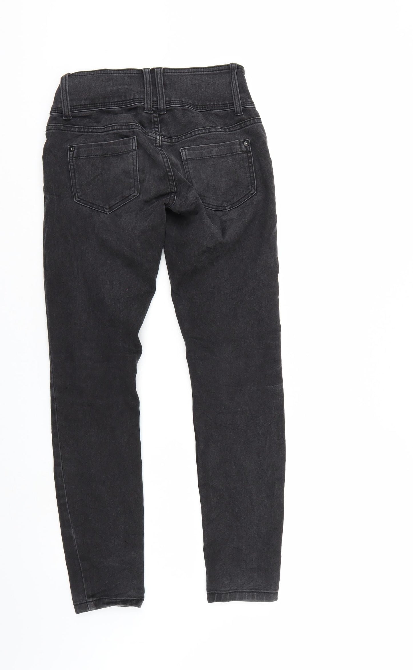 Only Womens Black  Denim Straight Jeans Size 27 in L30 in