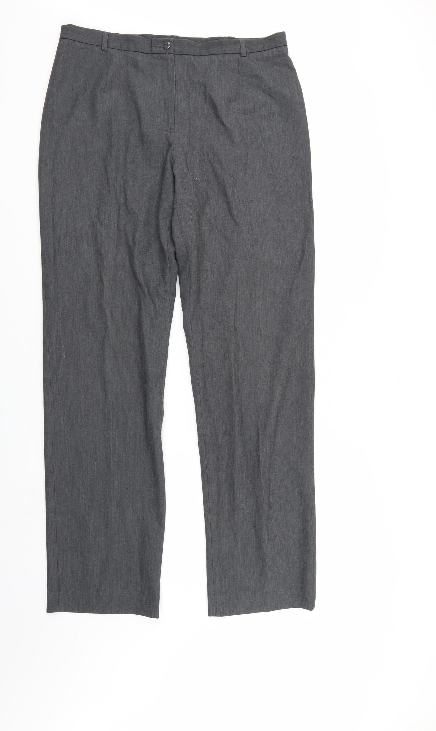 Punt Roma Womens Grey   Trousers  Size 14 L31 in