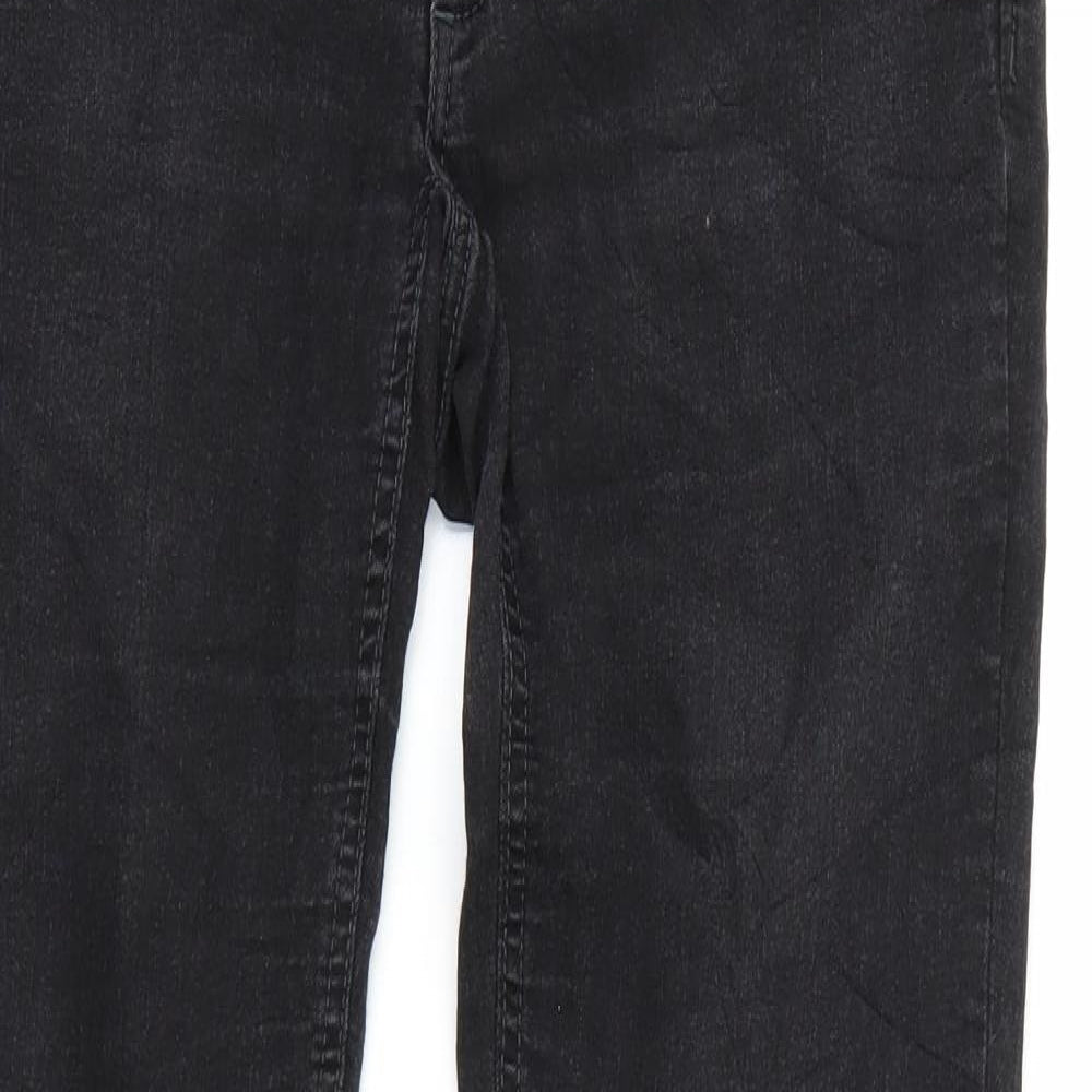 Gang Womens Black  Denim Straight Jeans  L27 in