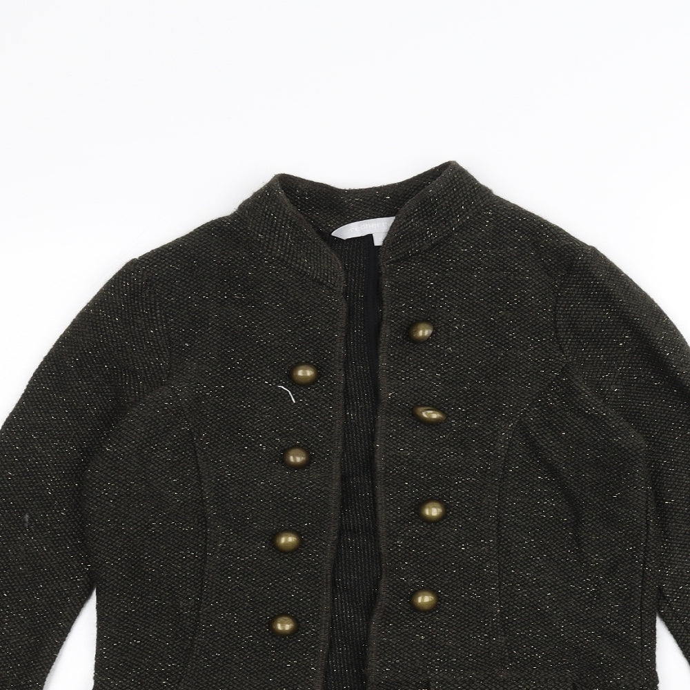 Red Herring Womens Black   Jacket  Size 10