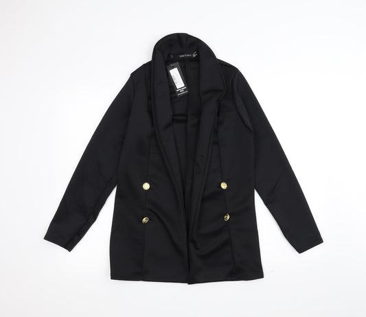 I SAW IT FIRST Womens Black   Jacket  Size 8