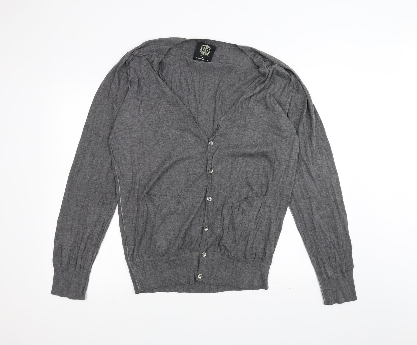 NEXT Womens Grey   Cardigan Jumper Size L