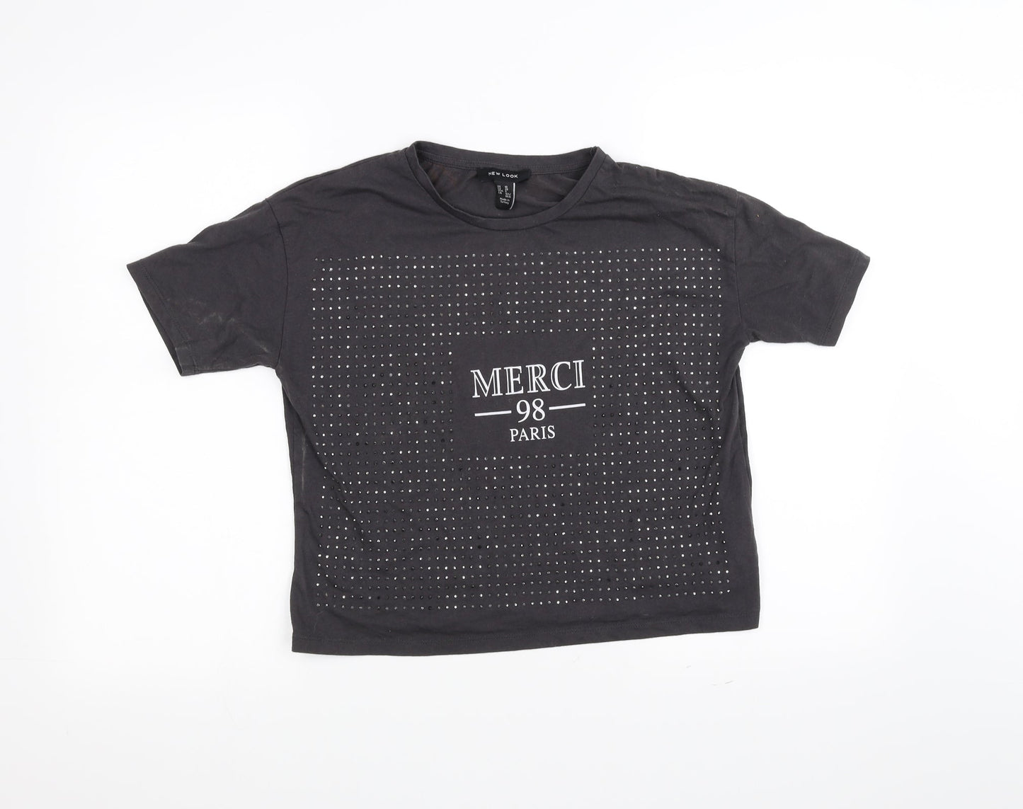 New Look Womens Black   Basic T-Shirt Size 10