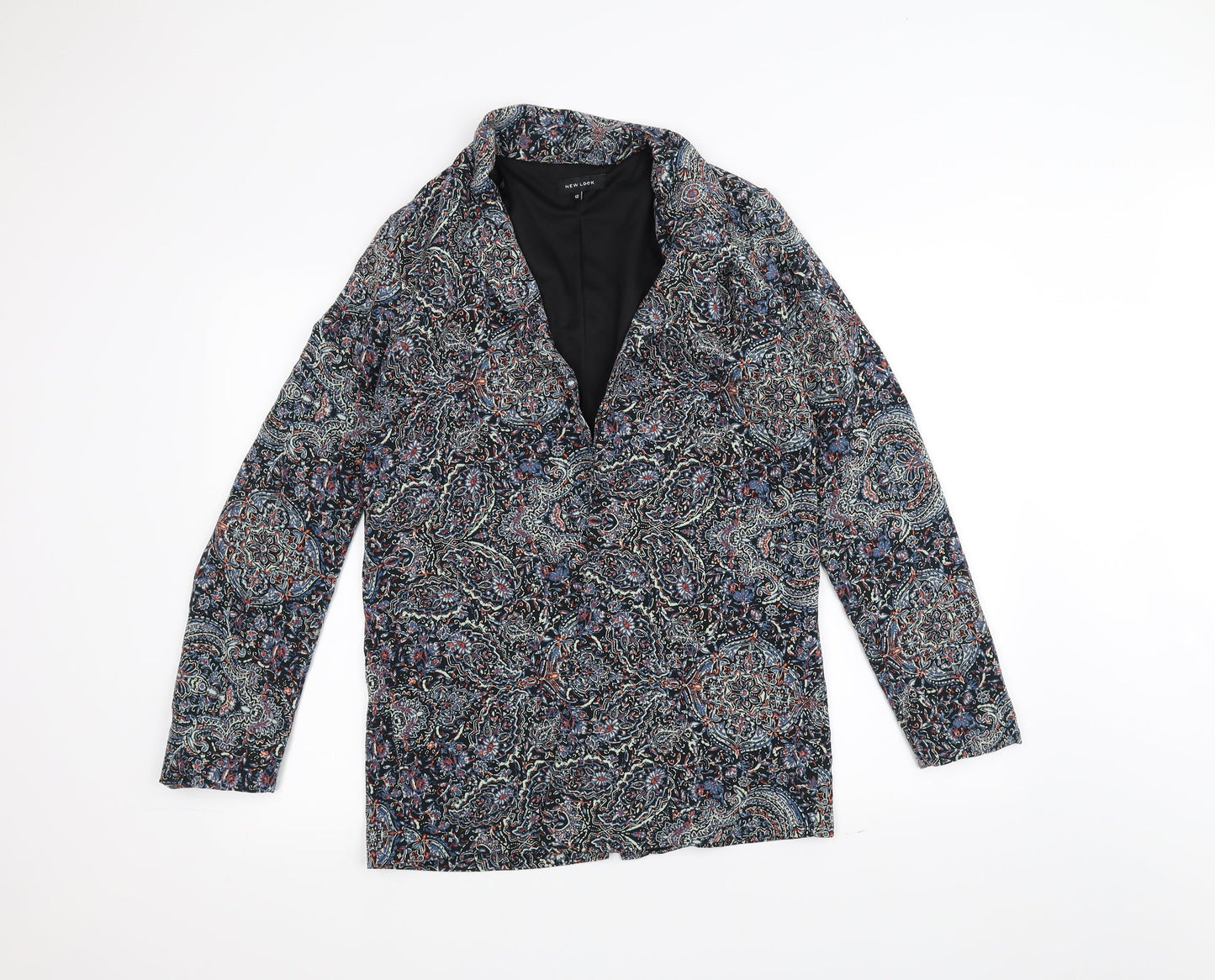 New Look Womens Black Floral  Jacket  Size 12