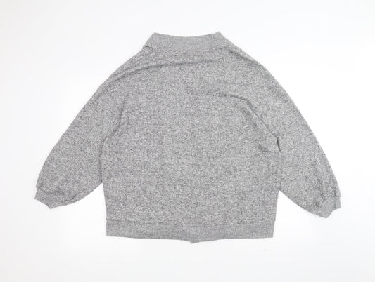 H&M Mens Grey   Cardigan Jumper Size XS