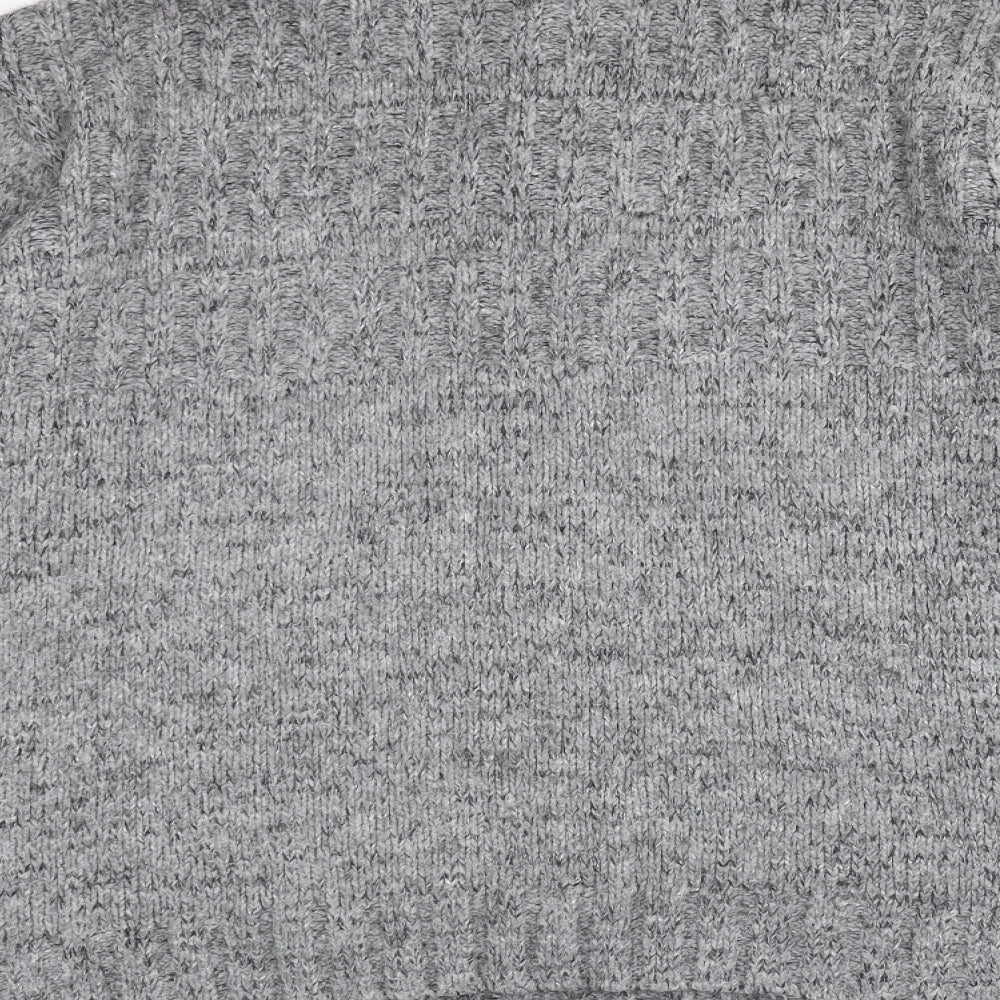 Marks and Spencer Womens Grey  Knit Jacket  Size L