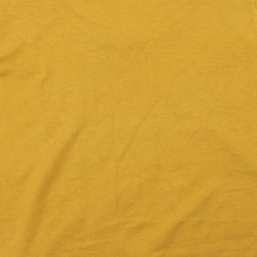 Bonmarché Womens Yellow Polka Dot  Pullover Jumper Size 16