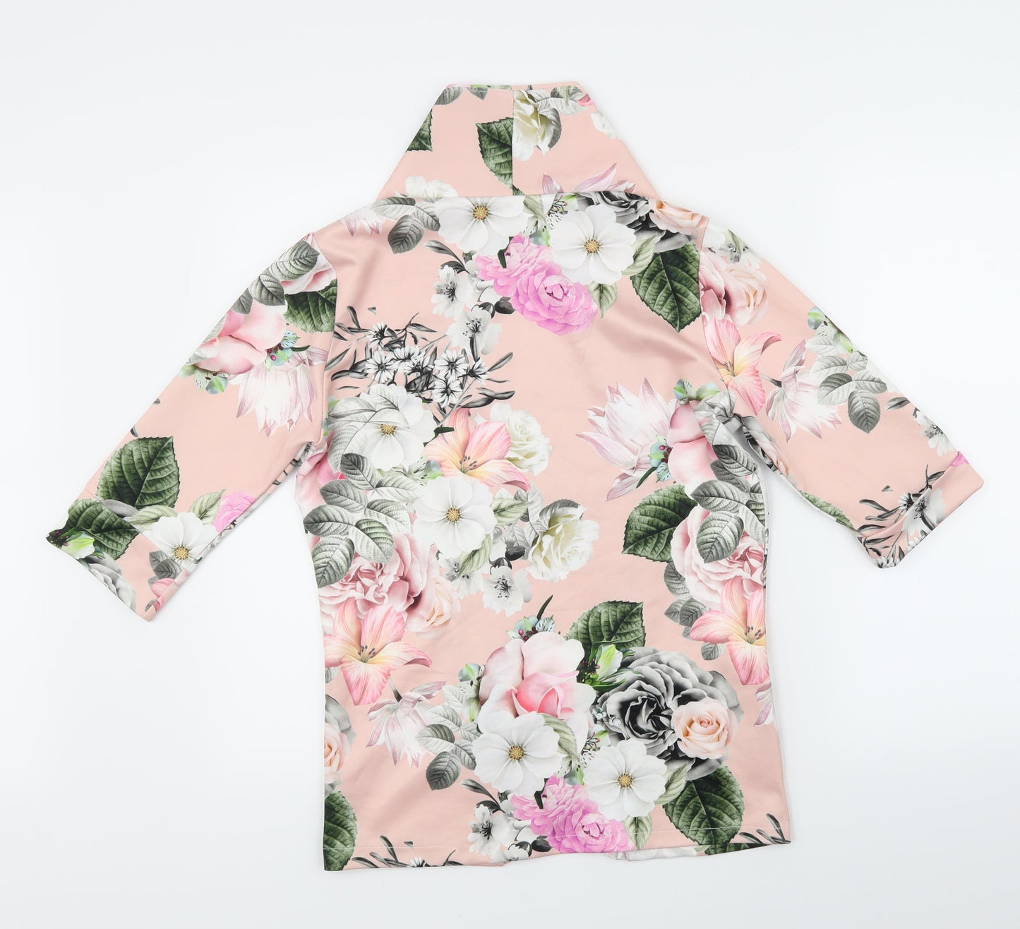 Preworn Womens Pink Floral  Cardigan Jumper   - Floral
