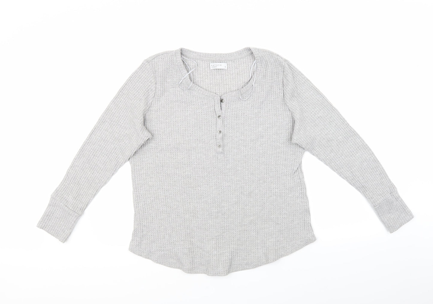 Papaya  Womens Grey   Pullover Jumper Size 18