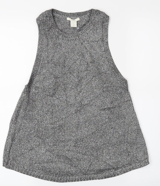 H&M Womens Silver   Basic Tank Size XS