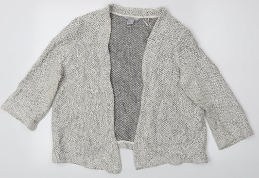 H&M Womens White   Cardigan Jumper Size M