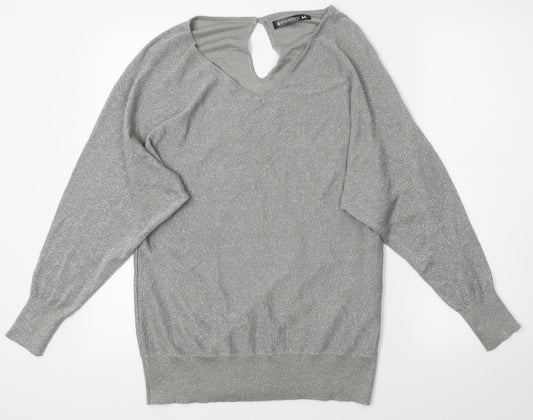 Encuentro Womens Silver   Basic Blouse Size M