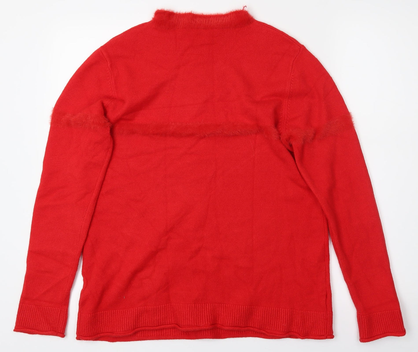 Pre Worn Womens Red   Pullover Sweatshirt Size M