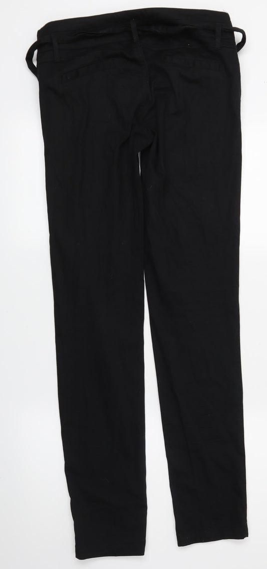 House Womens Black   Chino Trousers Size M L28 in