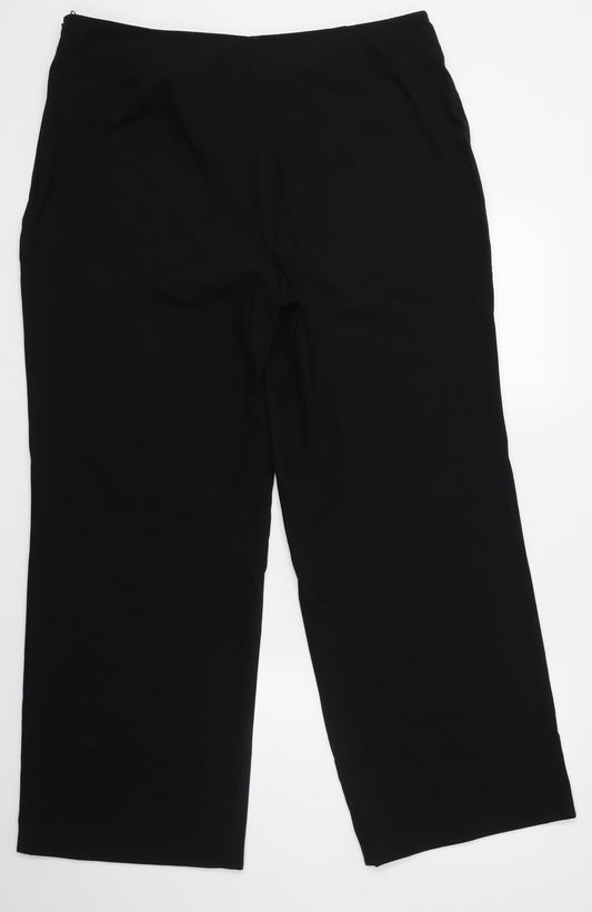 Next Woman Womens Black   Trousers  Size 18 L26 in