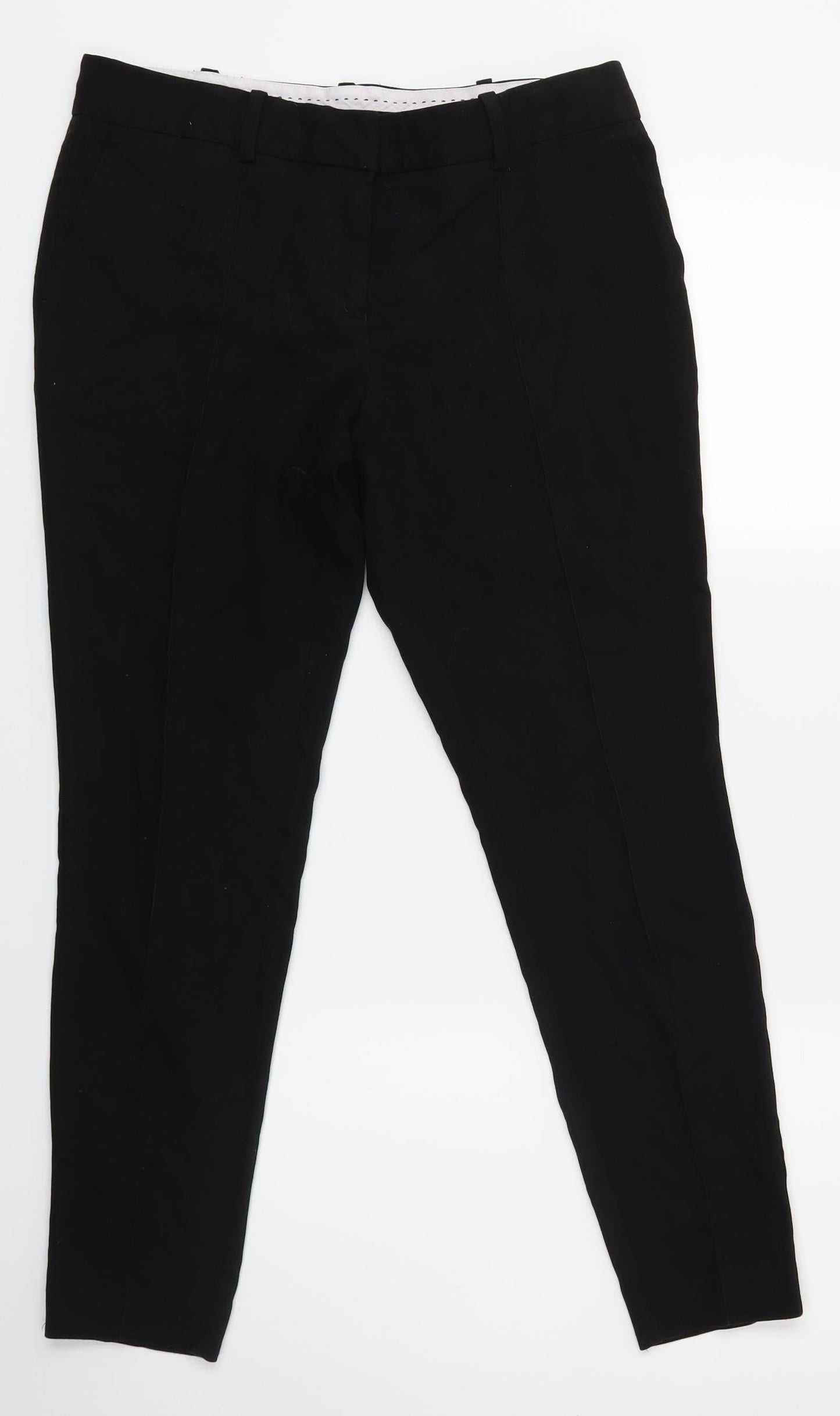 NEXT Womens Black   Trousers  Size 10 L22 in
