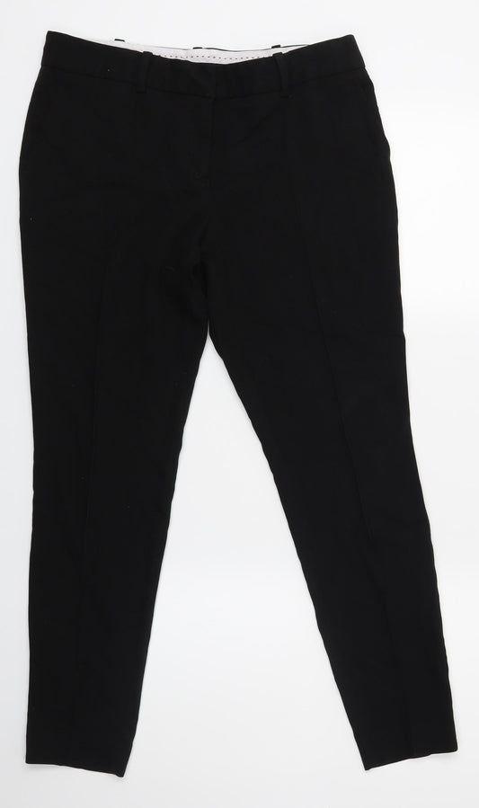NEXT Womens Black   Trousers  Size 10 L22 in