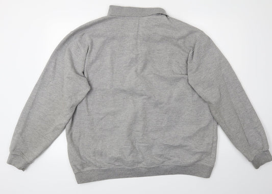 EWM Mens Grey   Pullover Sweatshirt Size XL