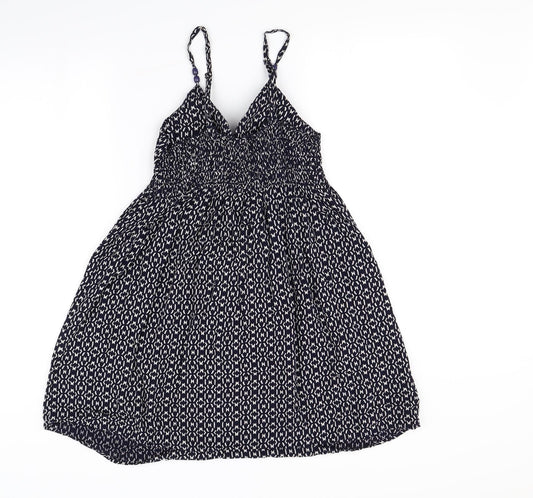 New Look Womens Blue Polka Dot  Mini  Size S