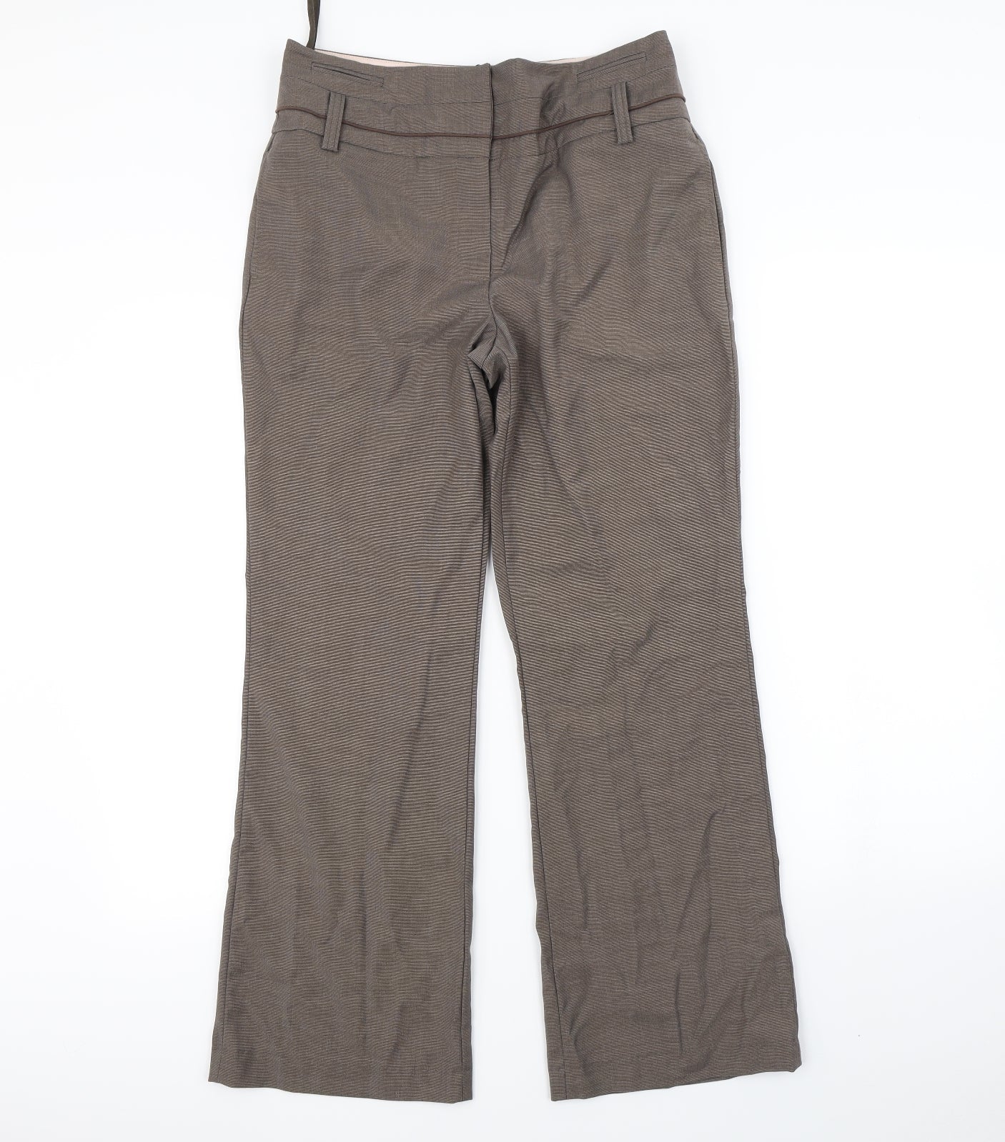 NEXT Womens Brown   Dress Pants Trousers Size 10 L30 in