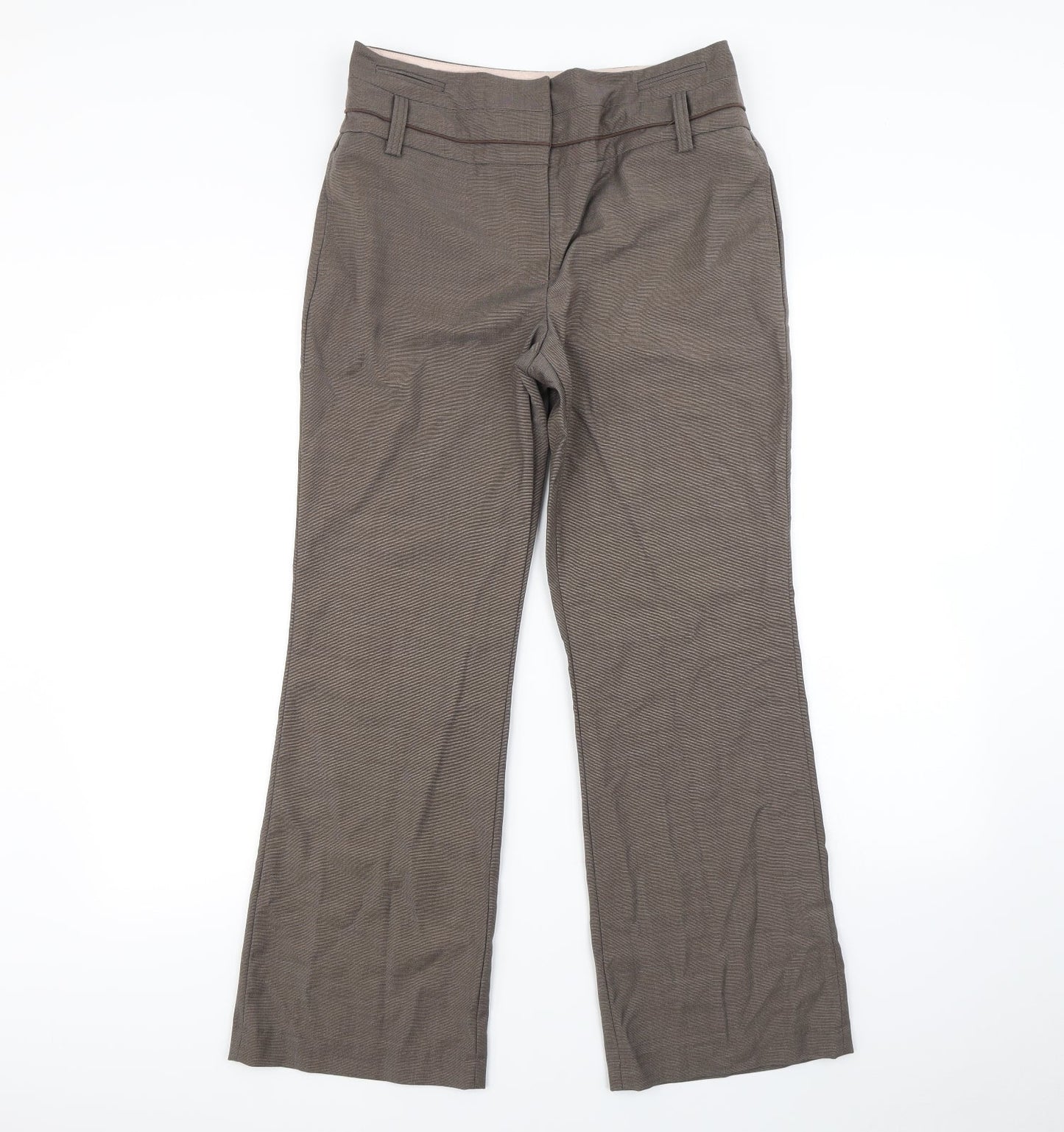 NEXT Womens Brown   Dress Pants Trousers Size 10 L30 in