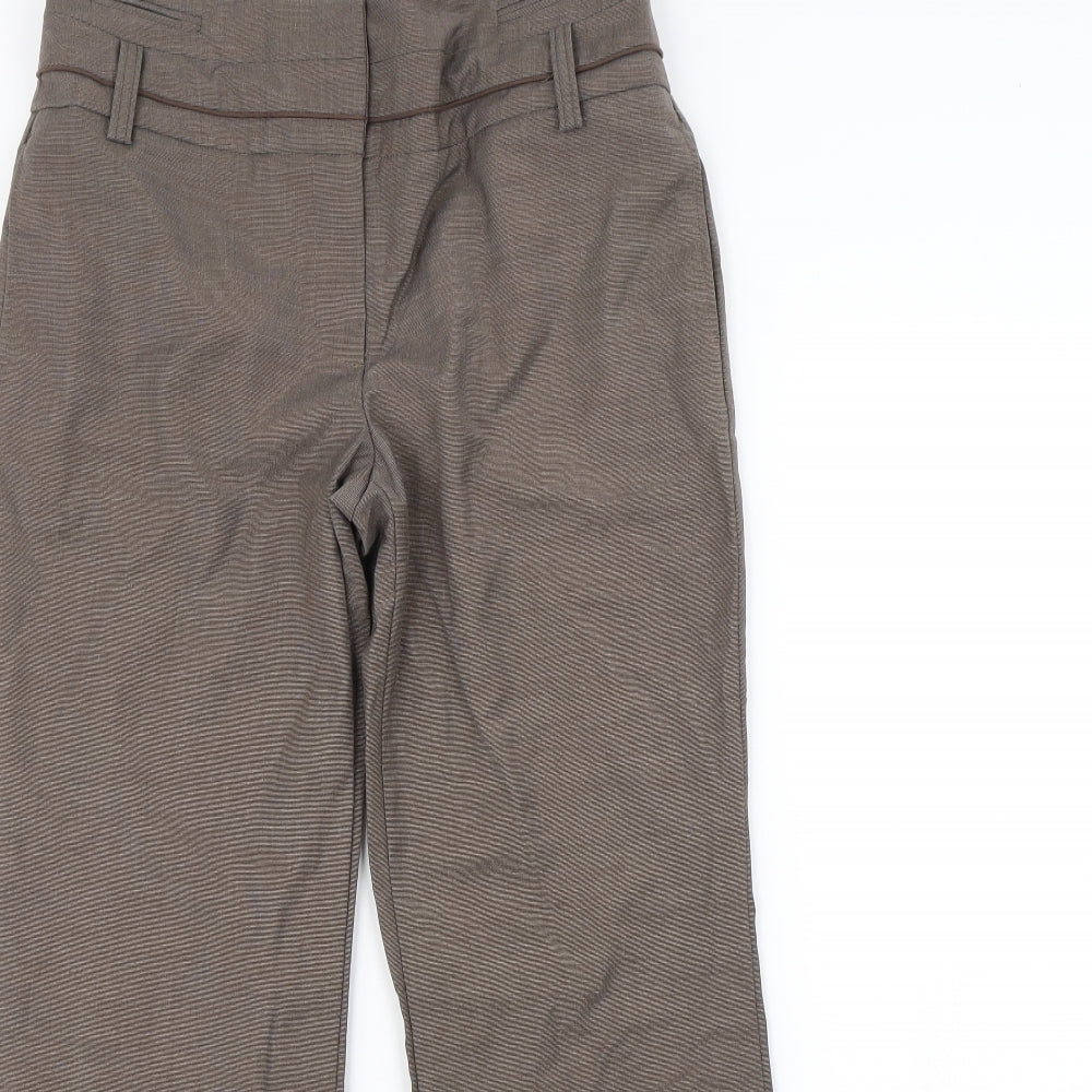 NEXT Womens Brown   Dress Pants Trousers Size 10 L30 in