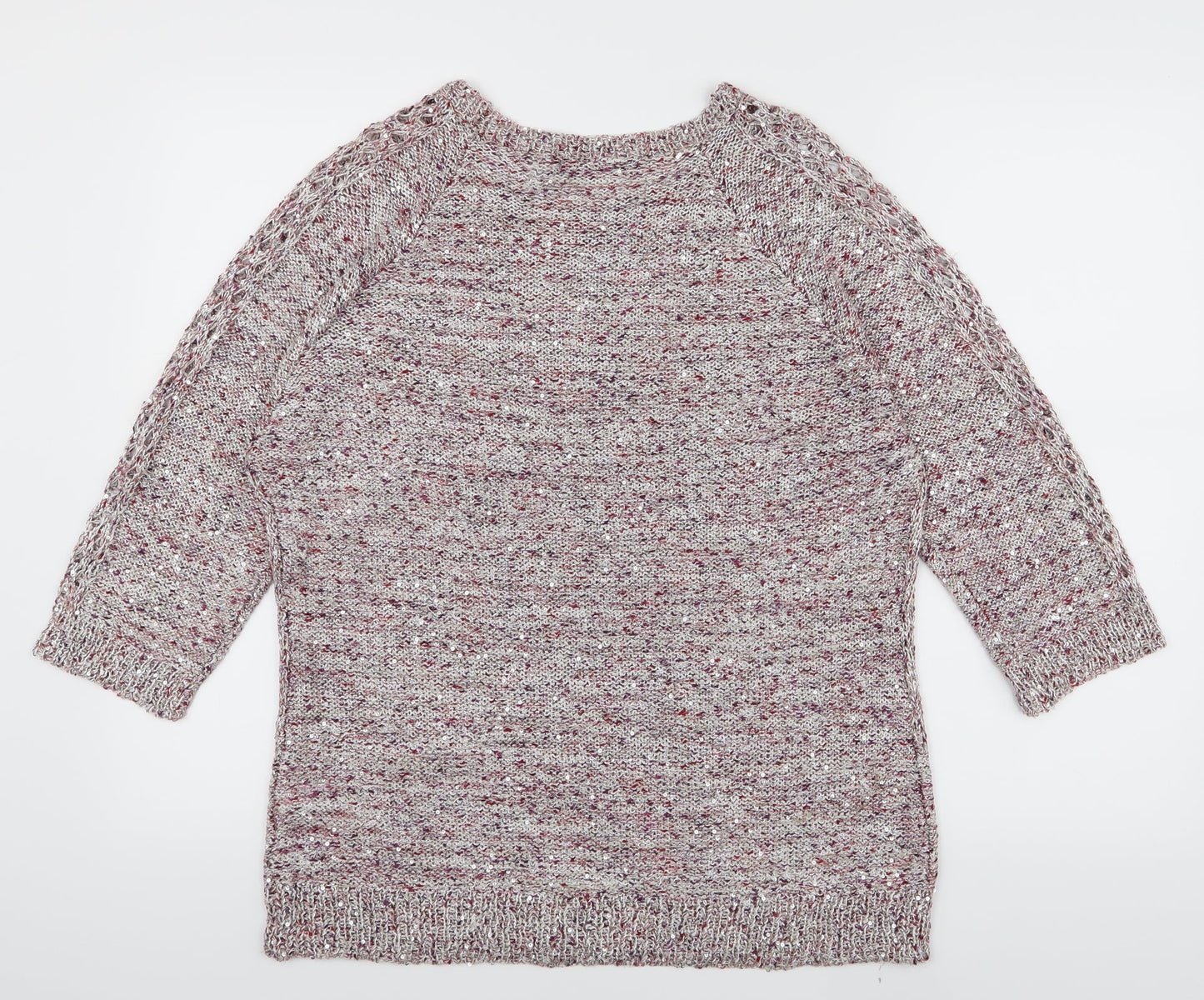 DAVID EMANUEL Womens Pink   Pullover Jumper Size M