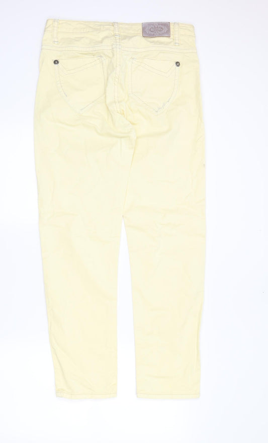 Blue Fire Womens Yellow   Skinny Jeans Size 12 L29 in
