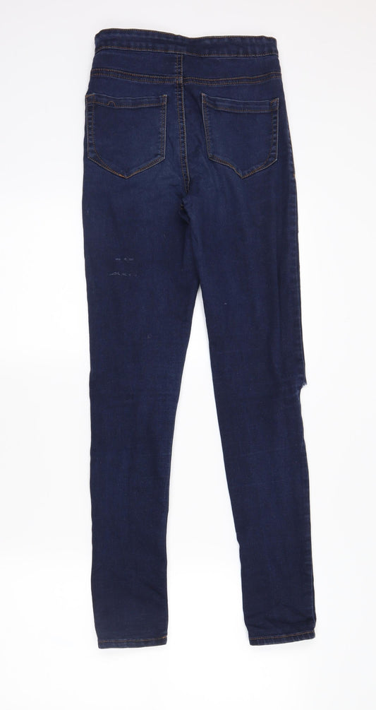 denimCo Womens Blue   Skinny Jeans Size 8 L29 in
