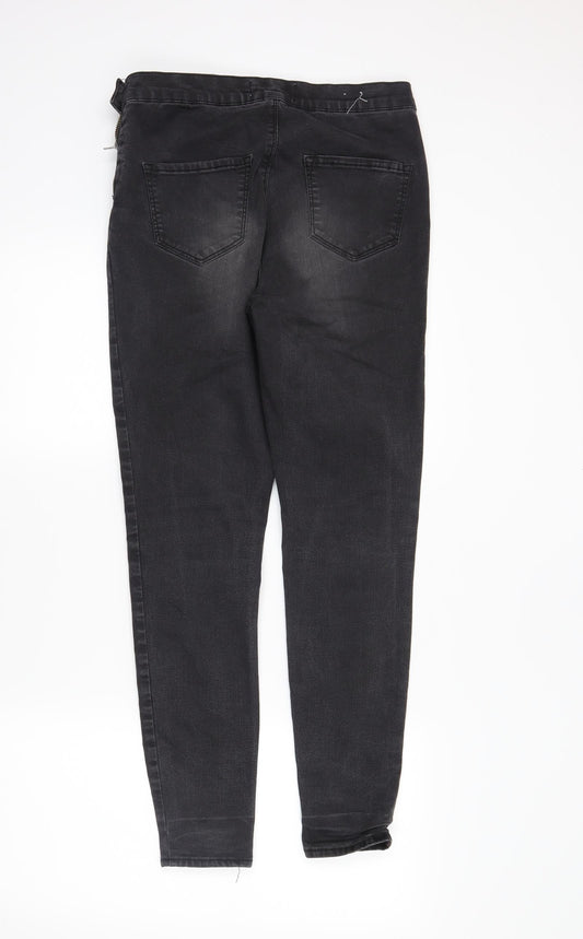 newlook Womens Black  Corduroy Jegging Jeans Size 12 L28 in